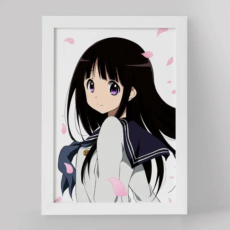 تابلو خندالو مدل چیتاندا انیمه هیوکا Hyouka کد 17056