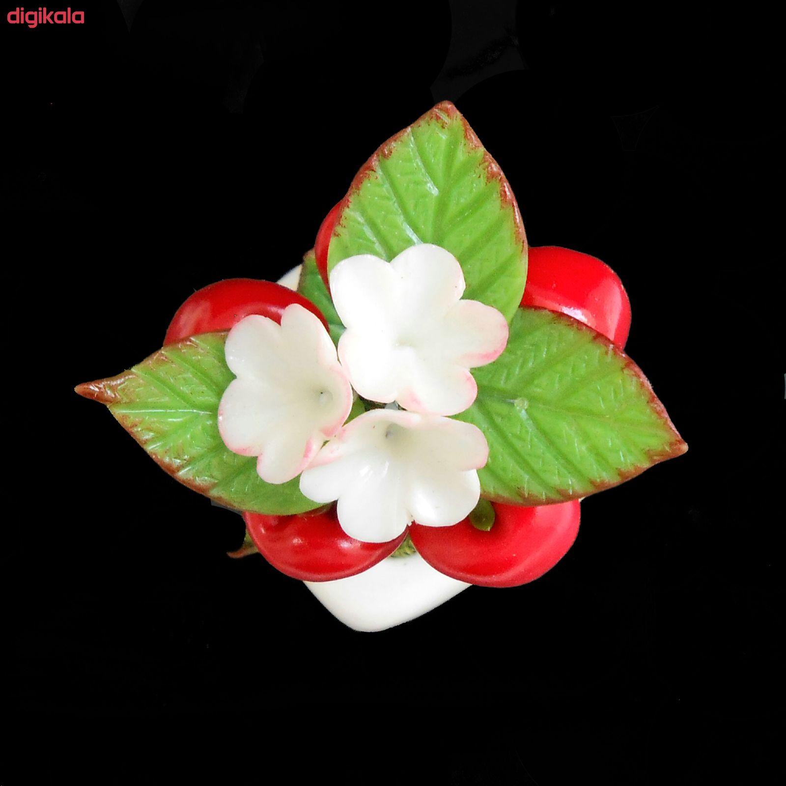  خرید اینترنتی با تخفیف ویژه گلدان به همراه گل مصنوعی مدل گیلاس