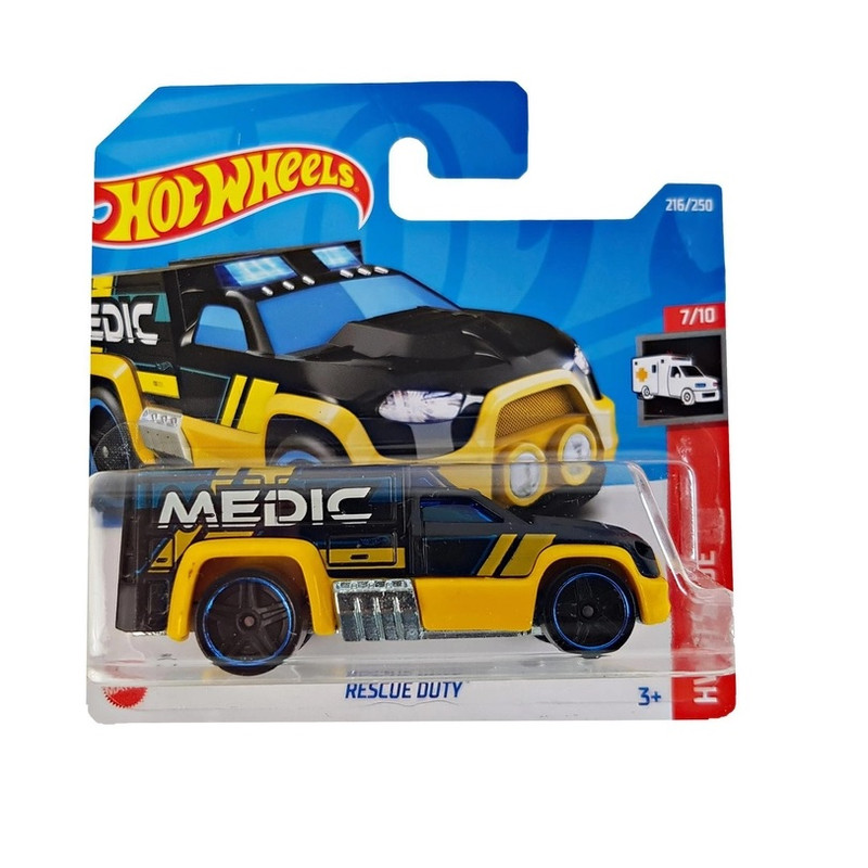 ماشین بازی هات ویلز مدل Rescue Duty کد HCW26 - 4982