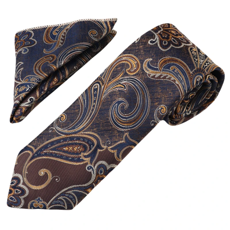 کراوات و دستمال جیب مردانه نسن مدل V32