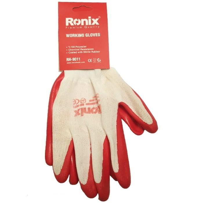 دستکش ایمنی رونیکس مدل RH-9011 مجموعه 24 عددی دستکش ایمنی رونیکس مدل RH-9011 مجموعه 24 عددی