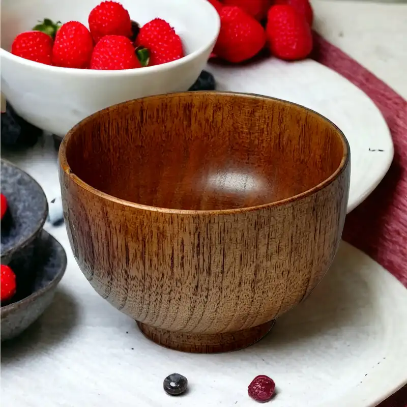 کاسه چوبی مدل ماست خوری