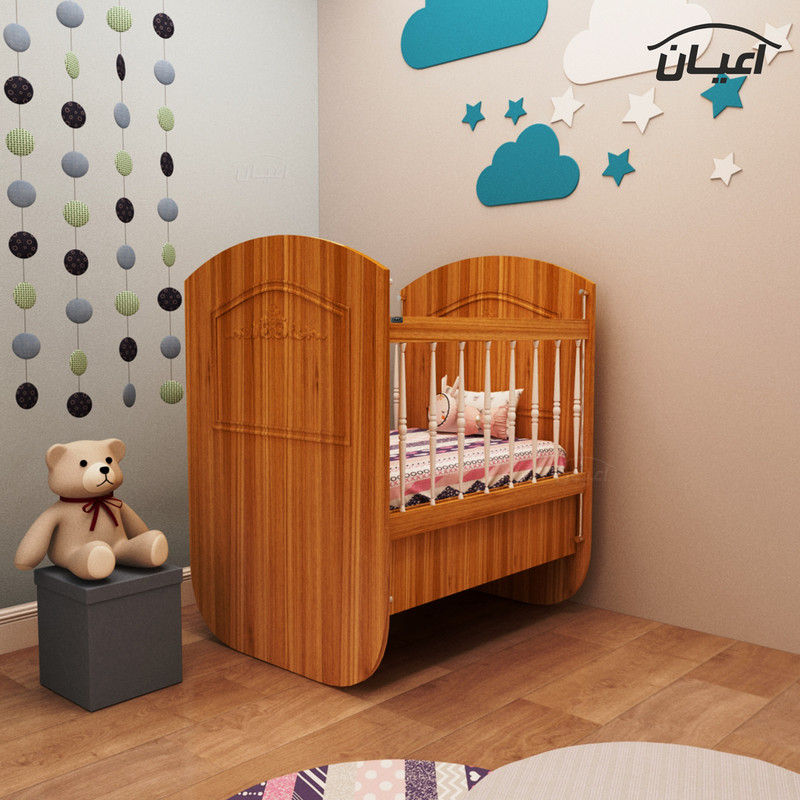 تخت کنار مادر اعیان مدل FH399 سایز 70x74 سانتی متر