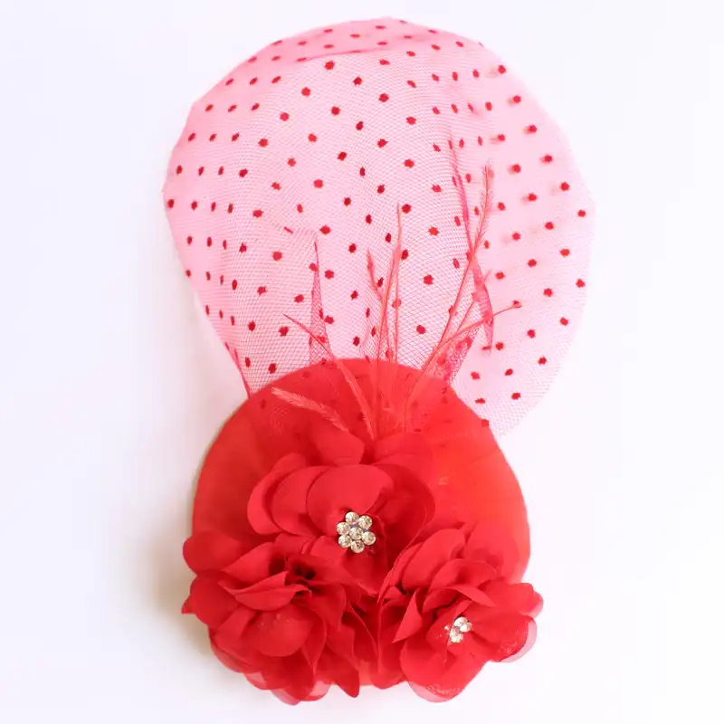 گیره مو زنانه مدل کاپ کلاه دار مجلسی