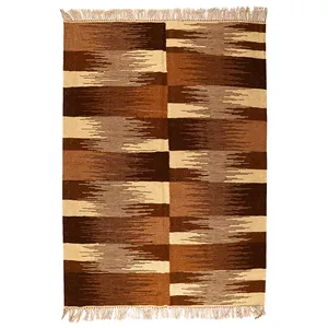 گلیم دستبافت سه متری مدل دکوراتیو کد A-A14068