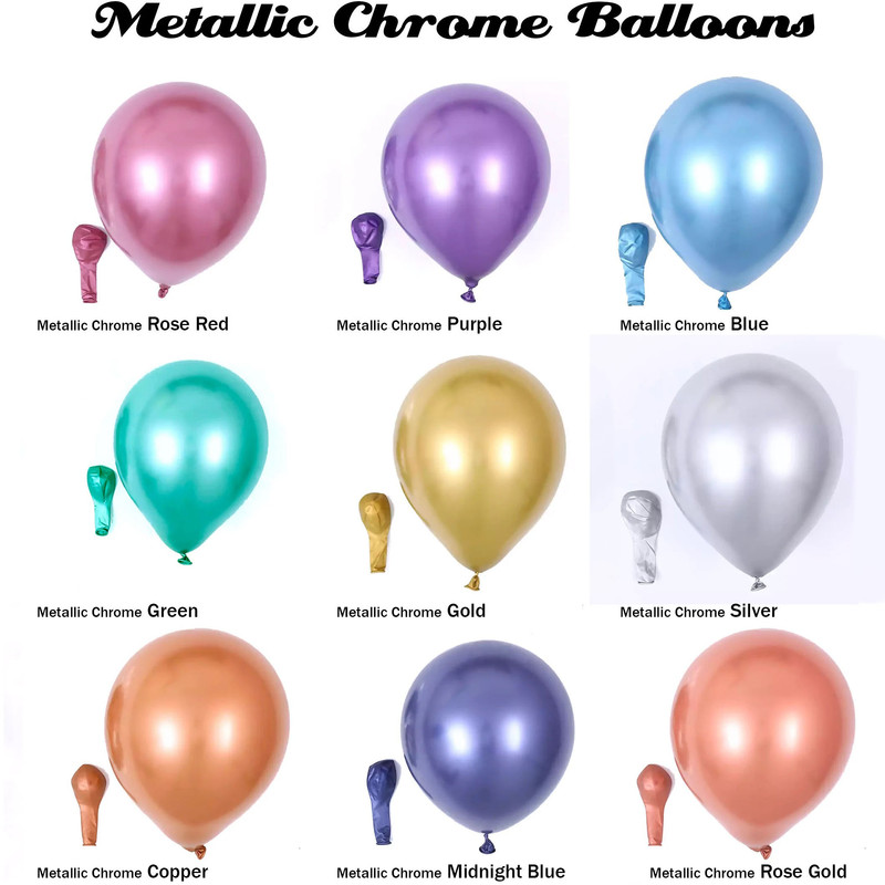 بادکنک مدل کروم 6 کد DB20 بسته 40 عددی