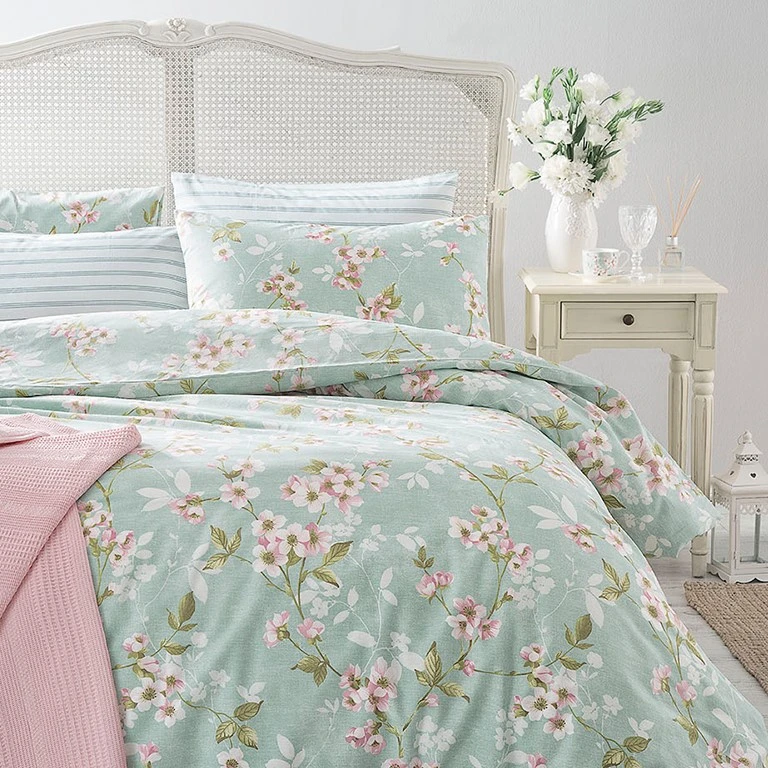 سرویس ملحفه انگلیش هوم مدل Sakura Zen دو نفره 3 تکه