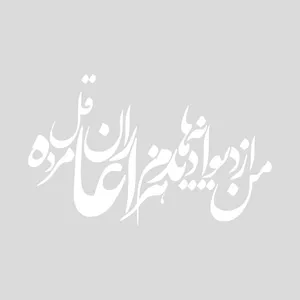 برچسب بدنه خودرو آداک طرح من از دیوانه ها کد Fmns01