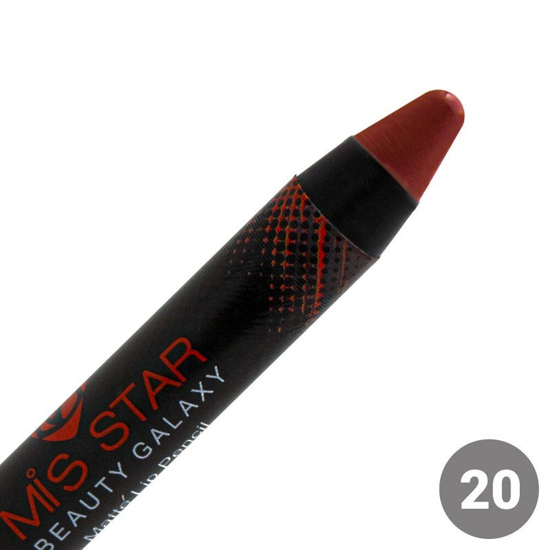 رژ لب مدادی میس استار شماره 20