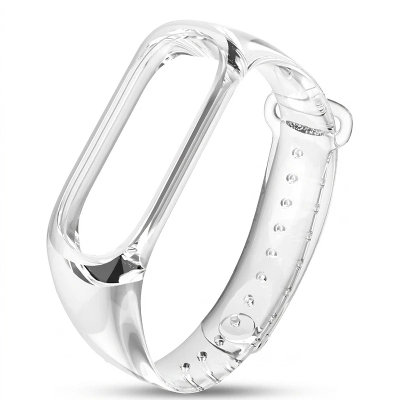 بند اکسون مدل شفاف کد 01 مناسب برای مچ بند هوشمند شیائومی mi band 5-6