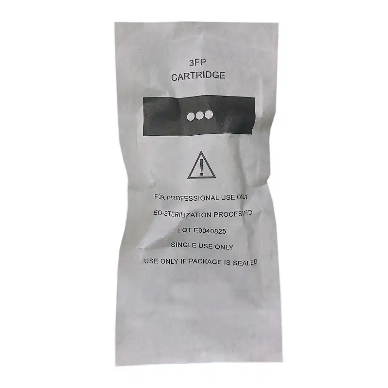 کارتریج میکرونیدلینگ مدل 3 سر تخت به همراه تشتک