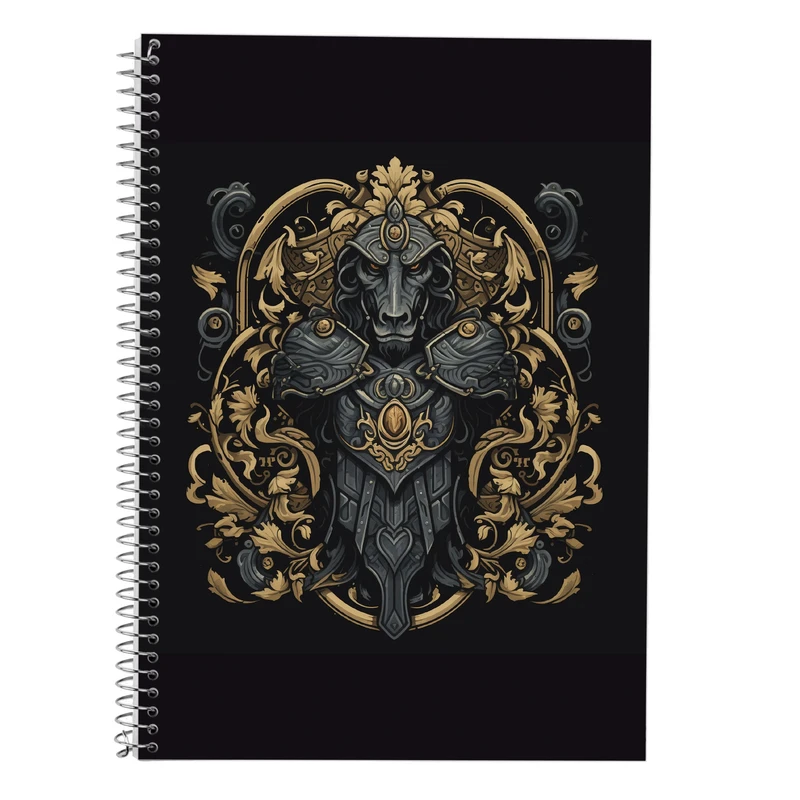 دفتر زبان 50 برگ مدوپد مدل سه خط طرح  ارباب حلقه ها The Lord of the Rings کد DF3096