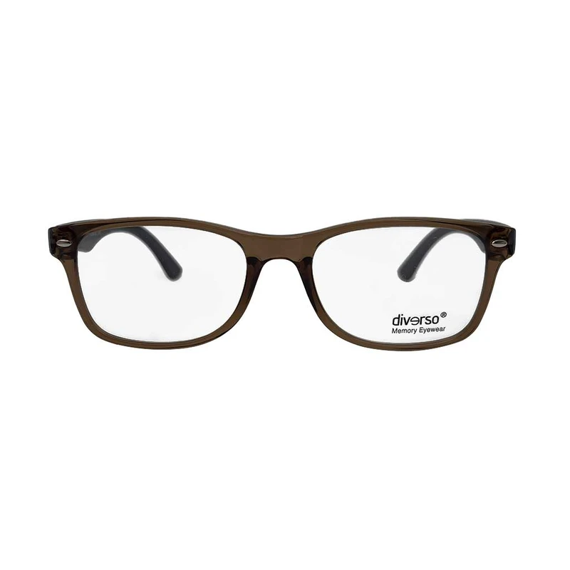 فریم عینک طبی ویفرر (Wayfarer) دیورسو مدل DV-2201 Col4906 مناسب برای صورت بیضی، قلب، گرد، مثلث