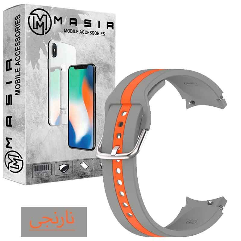 بند مسیر مدل Silic Dual Color مناسب برای ساعت هوشمند سامسونگ Galaxy Watch 4 Classic 46 mm -  - 9