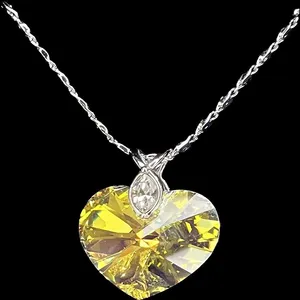 گردنبند زنانه مدل قلب جادویی متغیر ال