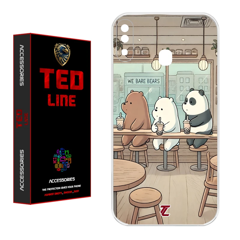 کاور تدلاین طرح خرس کد 1164 مناسب برای گوشی موبایل سامسونگ Galaxy A20 / A30