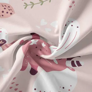   پارچه ملحفه پارچه باما مدل مخمل طرح یونیکورن 5011710
