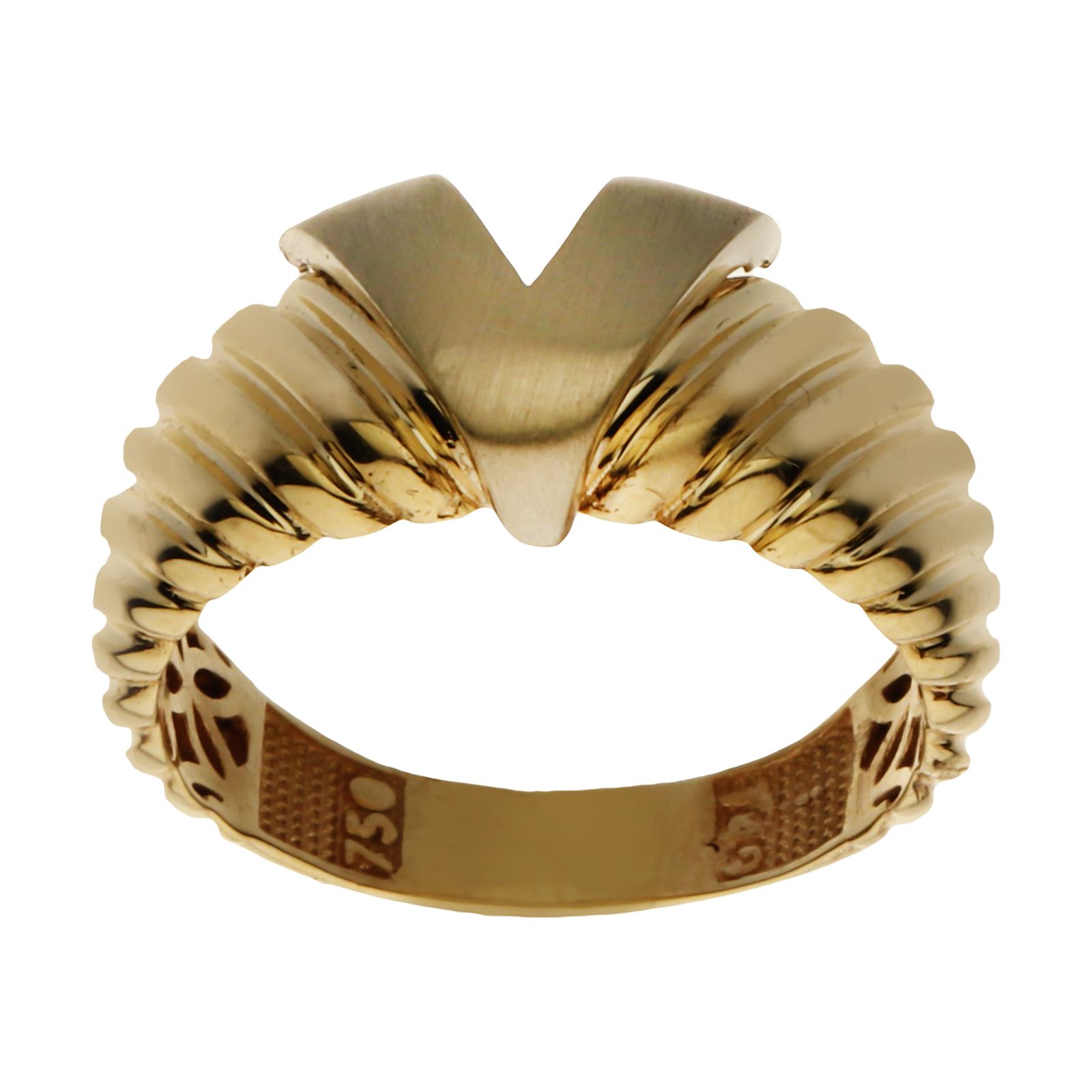 انگشتر طلا 18 عیار زنانه مایا ماهک مدل MR0695 -  - 1