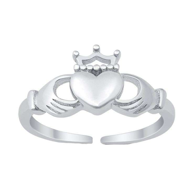 انگشتر نقره زنانه قیراط طرح قلب کد GH4284