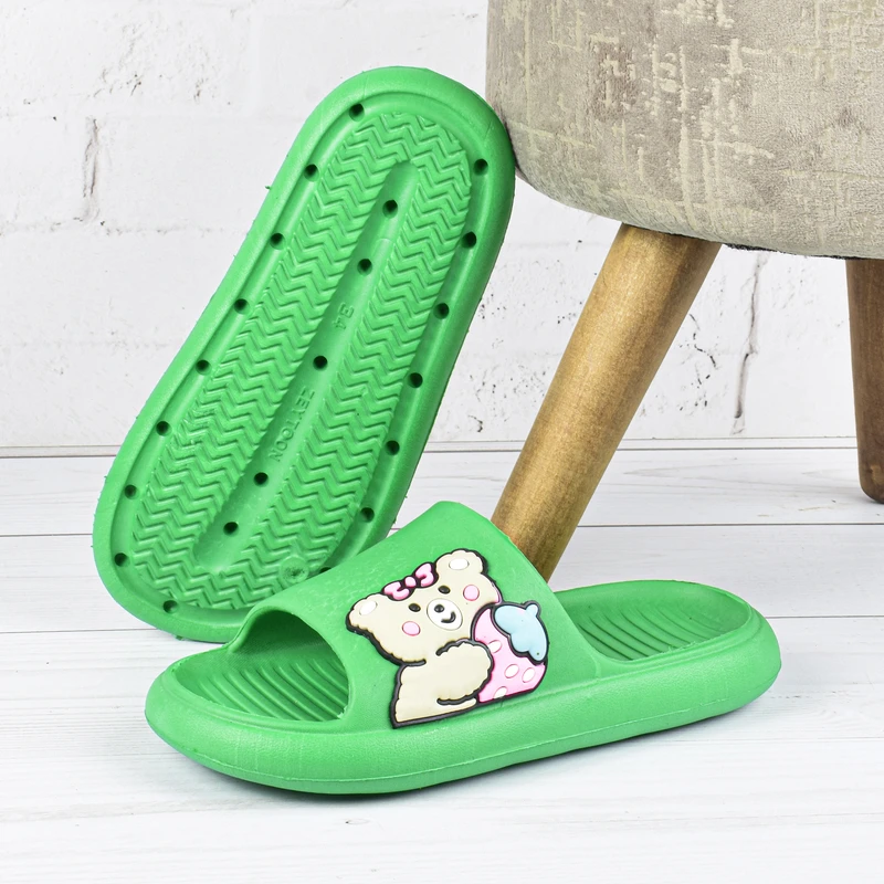 عکس شماره 4 : دمپایی دخترانه زیتون مدل تارانتو کد grn.3571