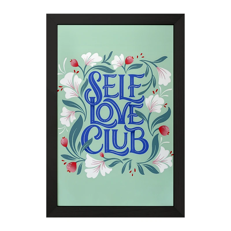 تابلو خندالو مدل Self Love Club کد F7434