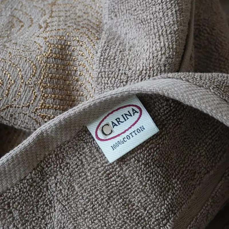 حوله حمام کارینا مدل گلوریا سایز 100×160 سانتی متر