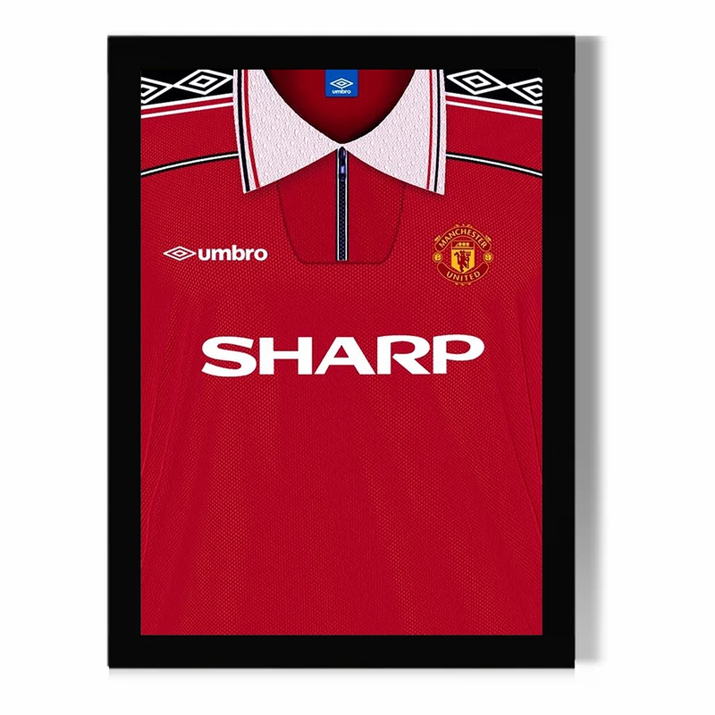 تابلو مدل دیواری طرح کیت کلاسیک تیم منچستر یونایتد کد FD622