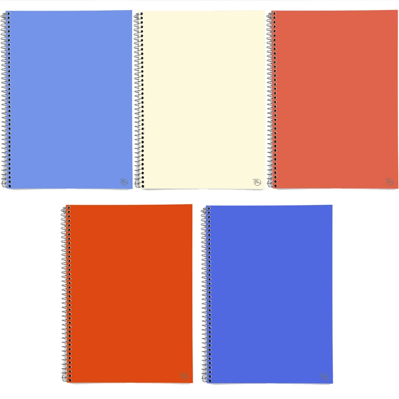 دفتر مشق 50 برگ مدوپد طرح ساده کد BD10165 مجموعه 5 عددی