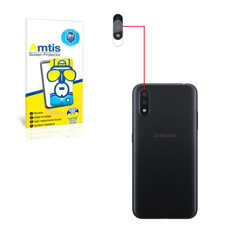 محافظ لنز دوربین امتیس مدل a01 مناسب برای گوشی موبایل سامسونگ GALAXY A01
