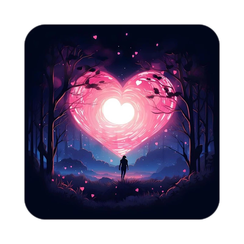 زیر لیوانی کاکتی مدل عاشقانه کد mp10983