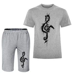 ست تی شرت و شلوارک مردانه مدل A89