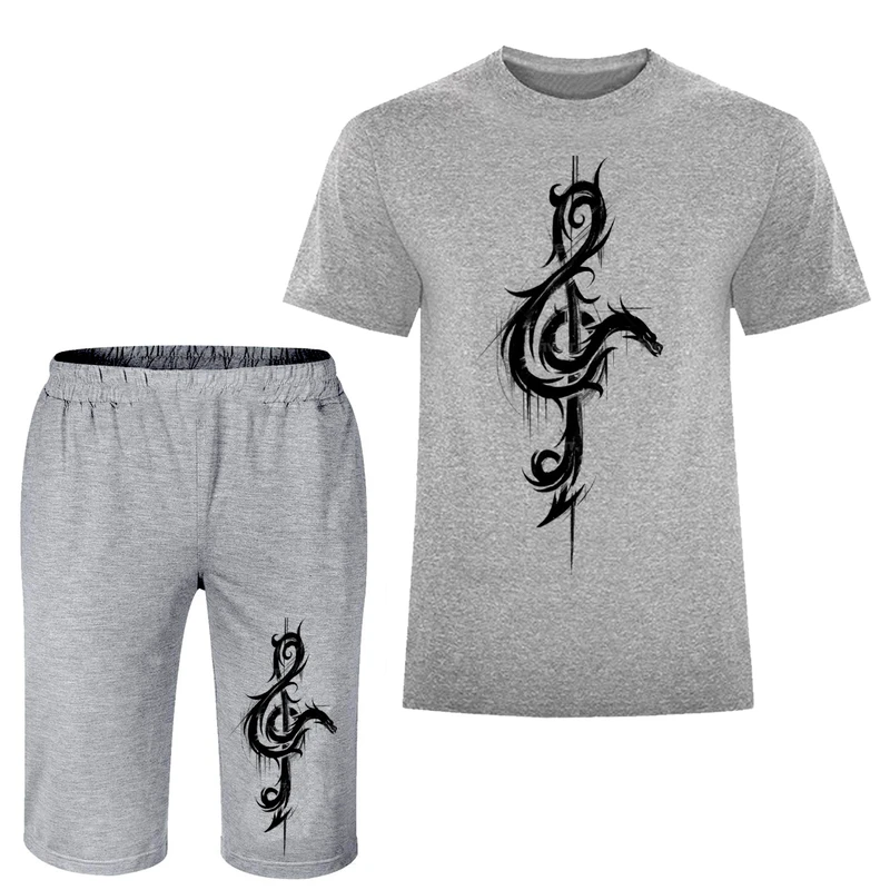 ست تی شرت و شلوارک مردانه مدل A89