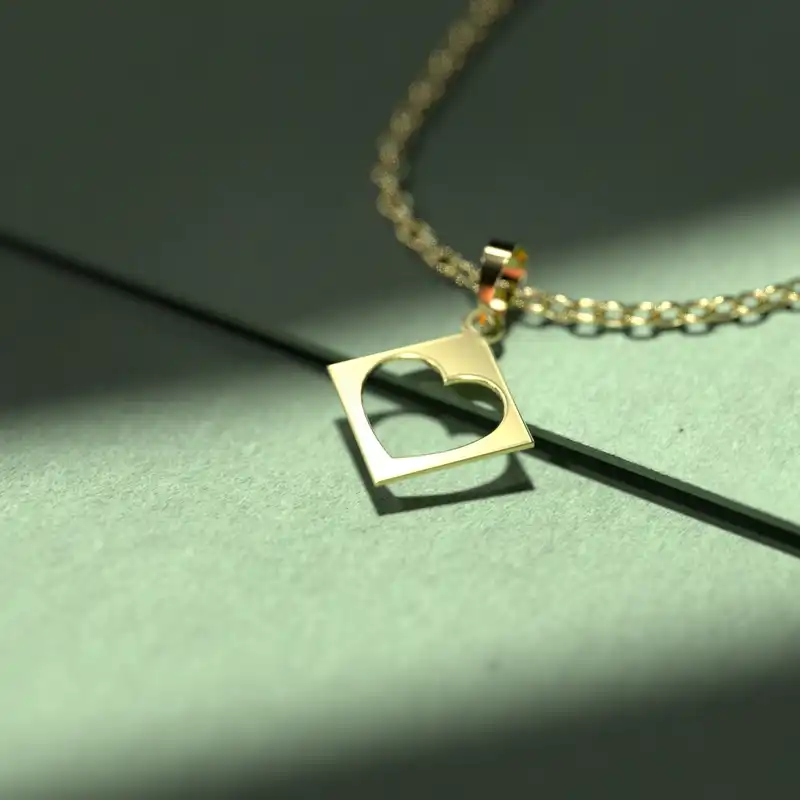 گردنبند طلا 18 عیار زنانه مدوپد مدل اشک و ستاره کد CA10574