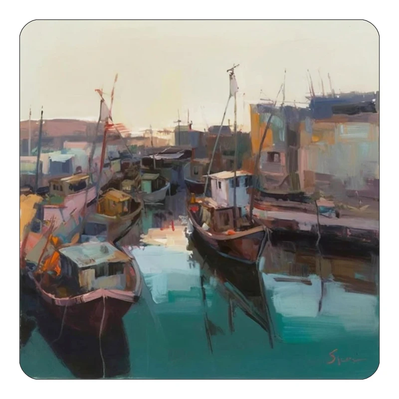 مگنت کاکتی طرح نقاشی رنگ روغن مدل mp70962