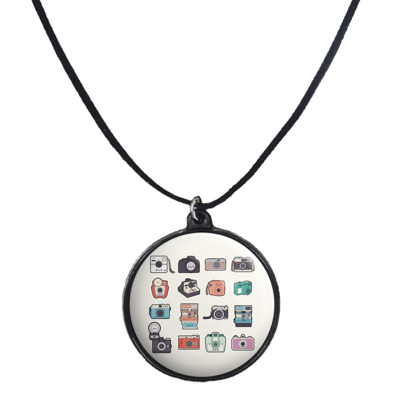 گردنبند پرمانه طرح عکاس کد pmb.5105 مدل دو طرفه