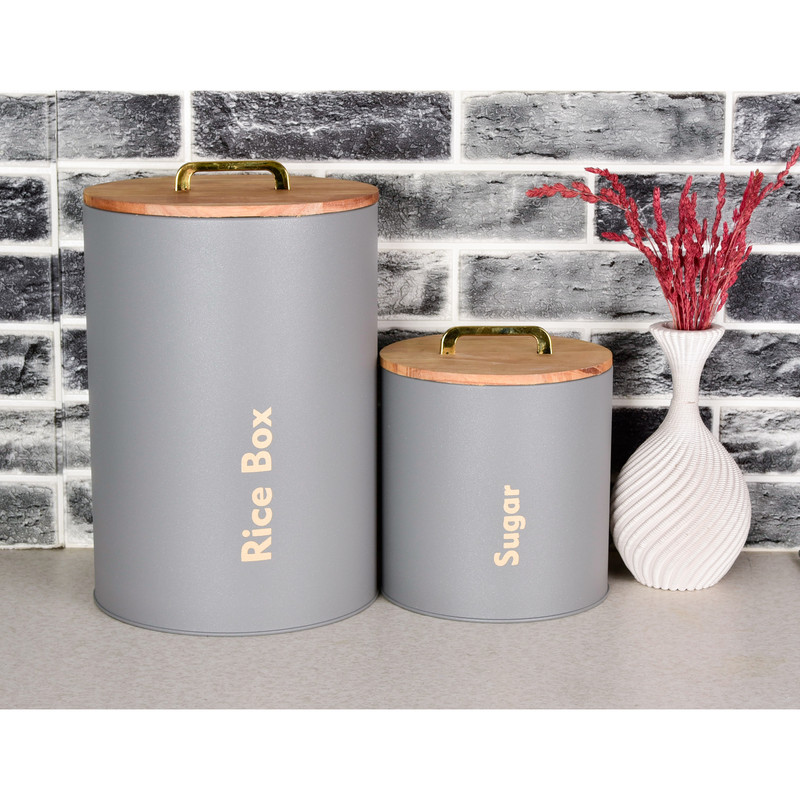 سرویس آشپزخانه یونیک 4 پارچه مدل درب چوبی دسته T کد 803