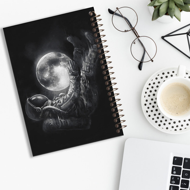 دفتر مشق 60 برگ طرح فضانورد کد M58