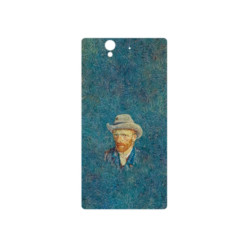 برچسب پوششی ماهوت مدل Self portrait with a gray felt hat مناسب برای گوشی موبایل سونی Xperia Z