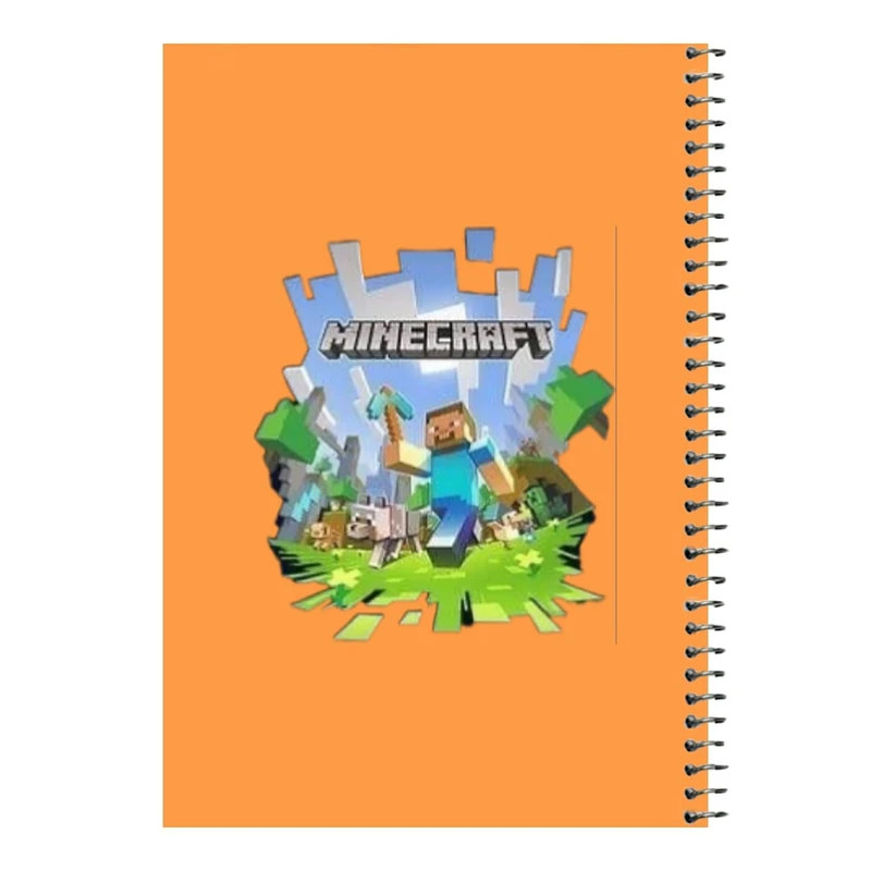 دفتر مشق 80 برگ اس جی مدل ماینکرفت کد۱۳   