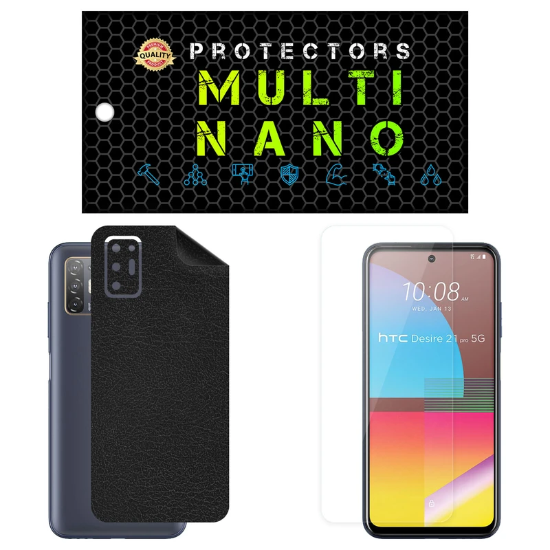 محافظ صفحه نمایش مولتی نانو مدل X-SFL مناسب برای گوشی موبایل اچ تی سی Desire 21 Pro به همراه برچسب پوششی
