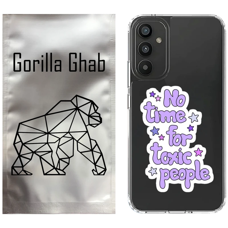 کاور گوریلا قاب مدل CLG کد 97 طرح Toxic مناسب برای گوشی موبایل سامسونگ Galaxy A25