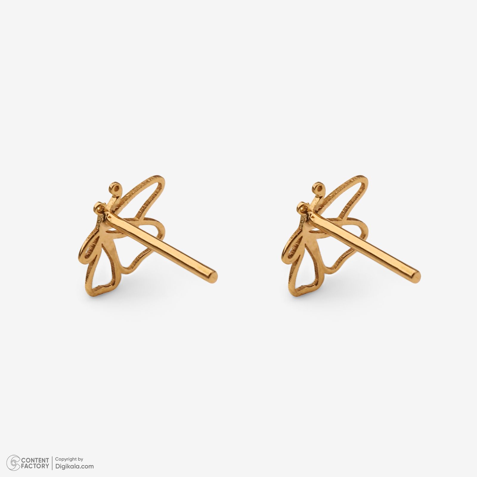 نیم ست طلا 18 عیار زنانه سایا گلد مدل پروانه ns11 -  - 2