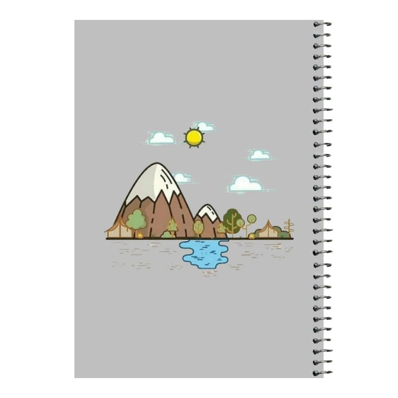 دفتر مشق 80 برگ اس جی مدل طبیعت   