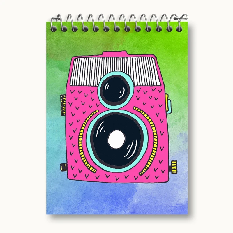 دفتر یادداشت 50 برگ خندالو مدل دوربین کد 1711