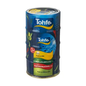 کنسرو ماهی تن 4 طعم تحفه - 180 گرم مجموعه 4 عددی