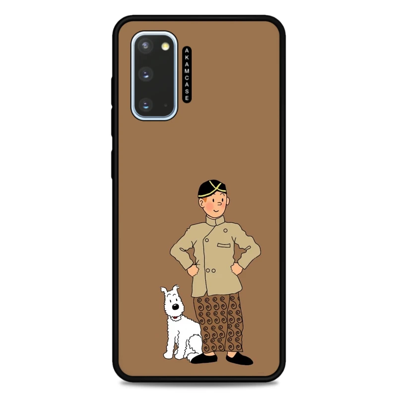 کاور آکام مدل AMC-WSGS20-TINTIN-23 مناسب برای گوشی موبایل سامسونگ Galaxy S20