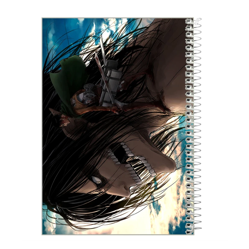 دفتر نقاشی 40برگ طرح انیمه Attack on Titan مدل حمله به تایتان rt5