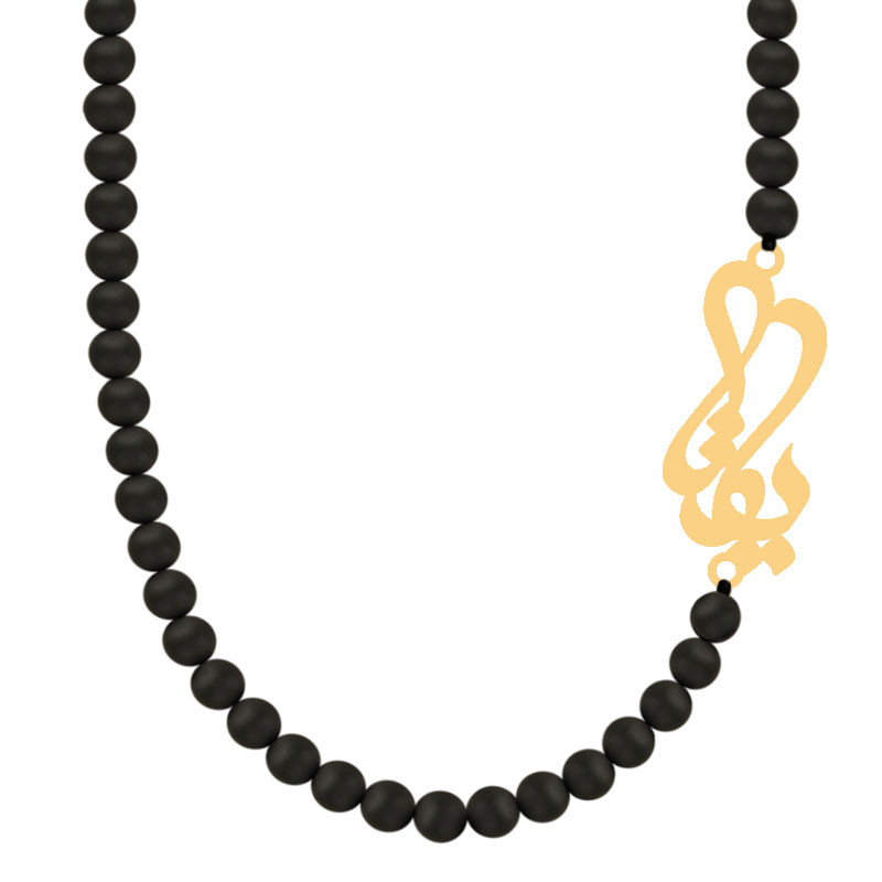 گردنبند طلا 18 عیار زنانه کرابو طرح یکتا مدل Kr72585