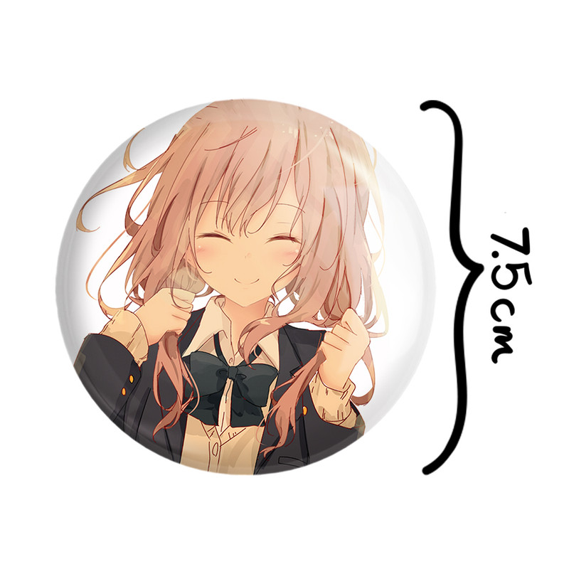 آینه جیبی خندالو طرح شوکو نیشیمیا انیمه سایلنت ویس A Silent Voice مدل تاشو کد 15829