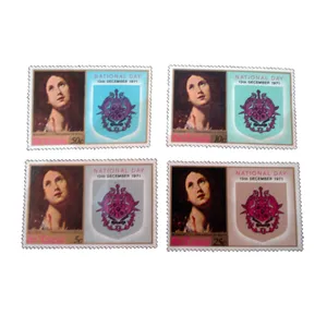 تمبر یادگاری مدل یادبود کد bc-1625 مجموعه 4 عددی